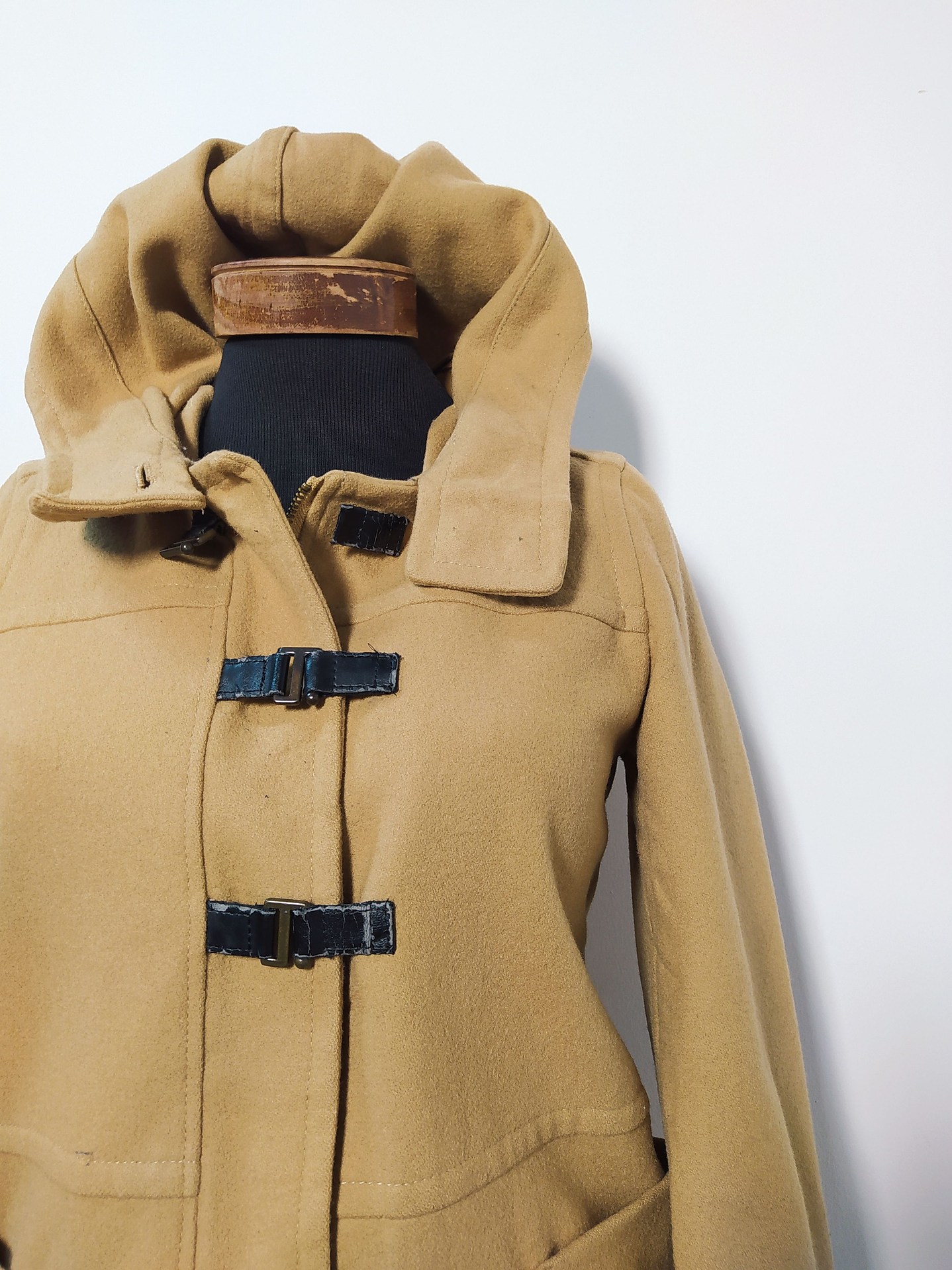 Abrigo mujer lana GREEN LABEL Camel Talla S - MM77 7