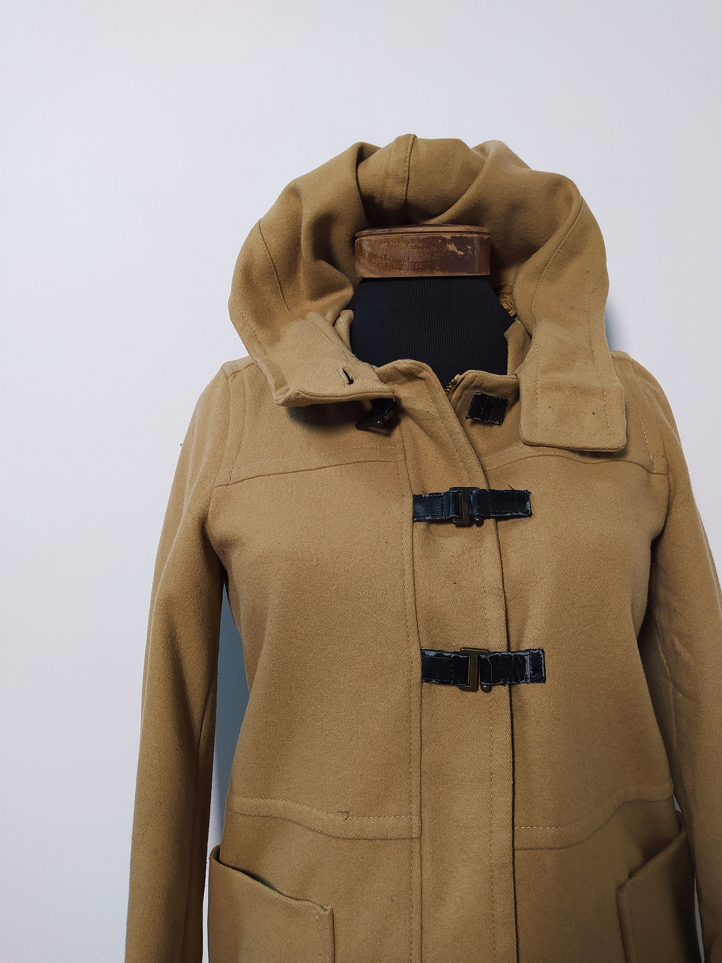 Abrigo mujer lana GREEN LABEL Camel Talla S - MM77 2