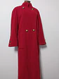 Abrigo mujer largo lana virgen cordero HOLLIS Rojo Talla ML - MM84 - Miniatura 1