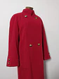 Abrigo mujer largo lana virgen cordero HOLLIS Rojo Talla ML - MM84 - Miniatura 3