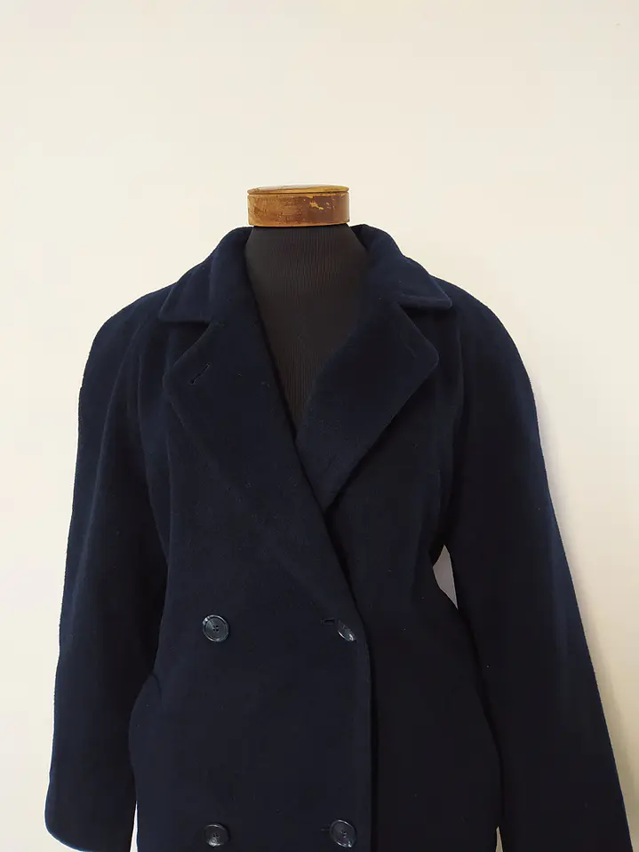 Abrigo mujer lana y camello BOGNER Azul Talla LXL - MM53 3