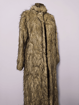 Abrigo Largo Mujer Piel Sintetica WFST - MM71