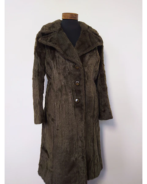 Abrigo mujer Piel VIEDMA MADRID grueso Café Talla ML - MM75