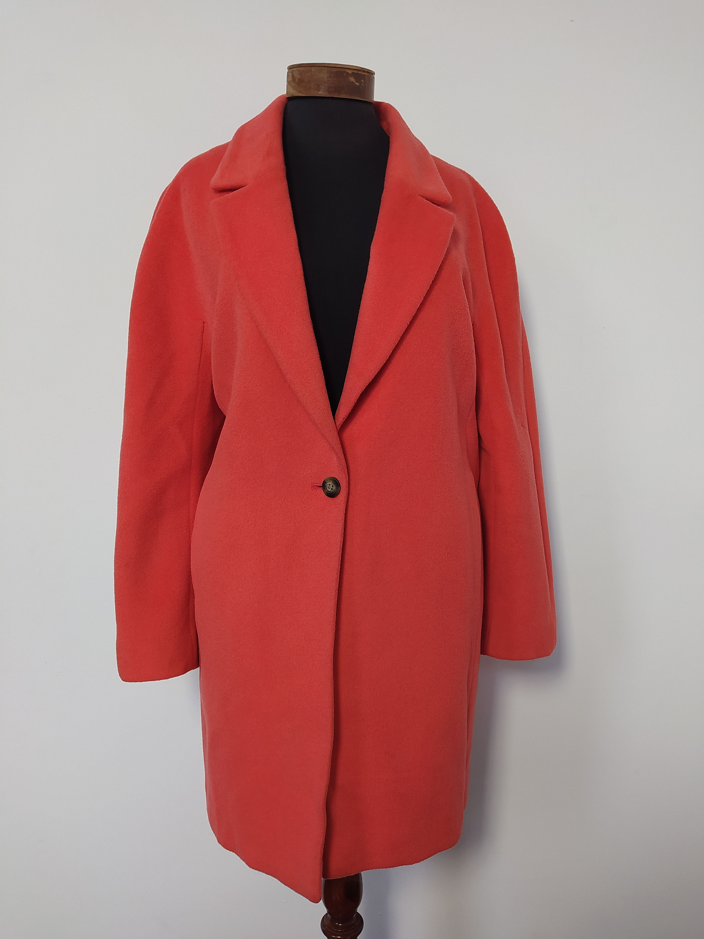 Abrigo mujer lana HOOBS LONDON Coral Talla XL/XXL - MM72 2