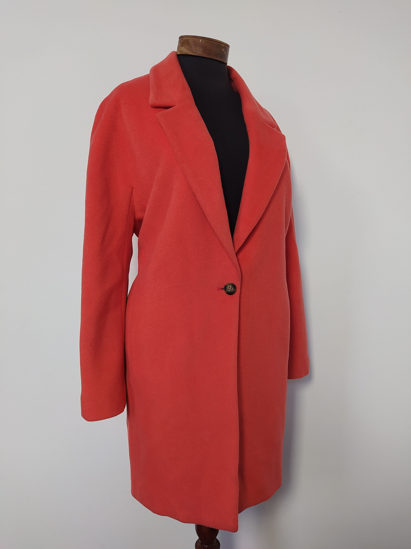 Abrigo mujer lana HOOBS LONDON Coral Talla XL/XXL - MM72 1