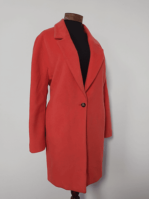 Abrigo mujer lana HOOBS LONDON Coral Talla XL/XXL - MM72