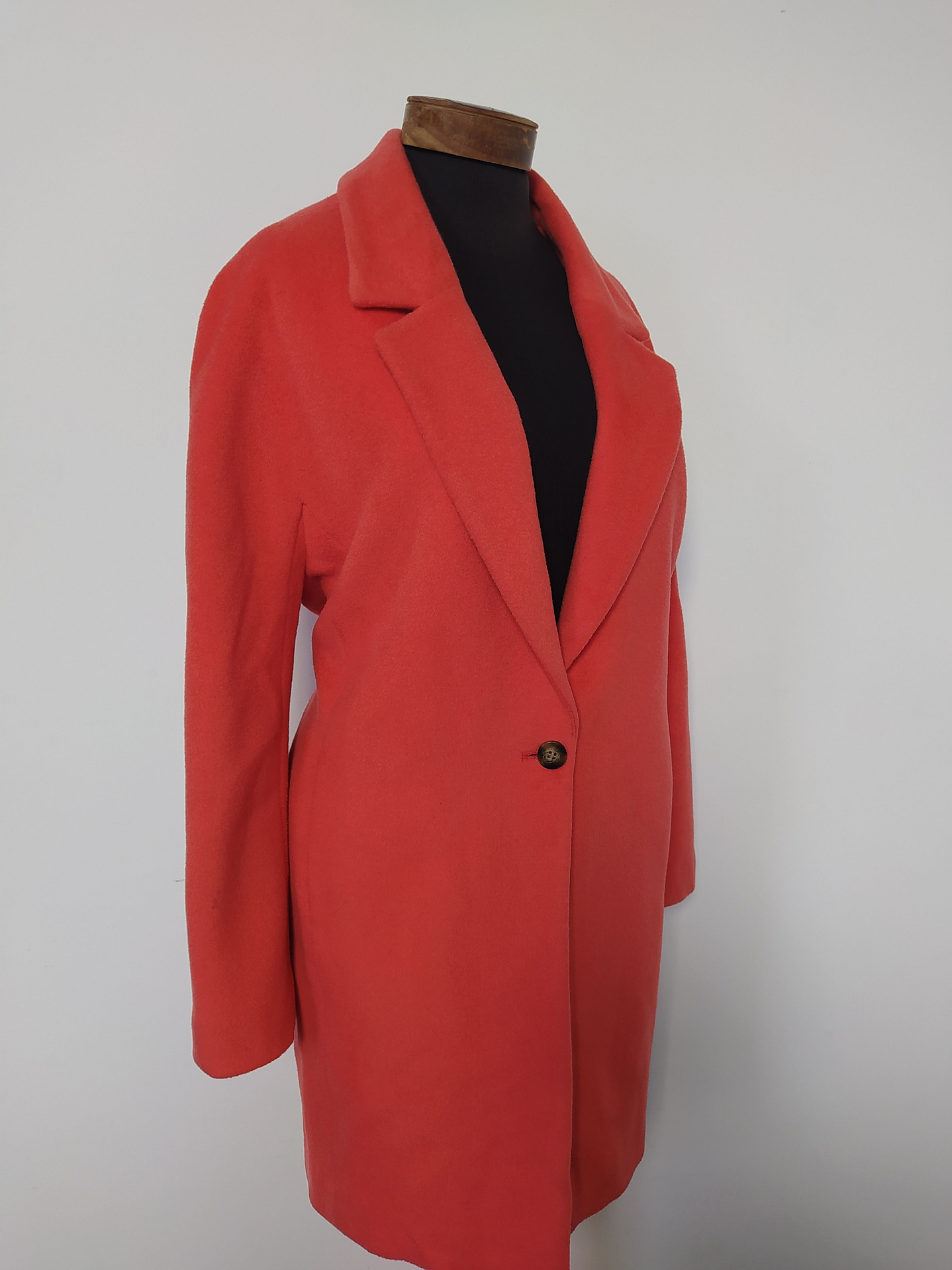 Abrigo mujer lana HOOBS LONDON Coral Talla XL/XXL - MM72 4