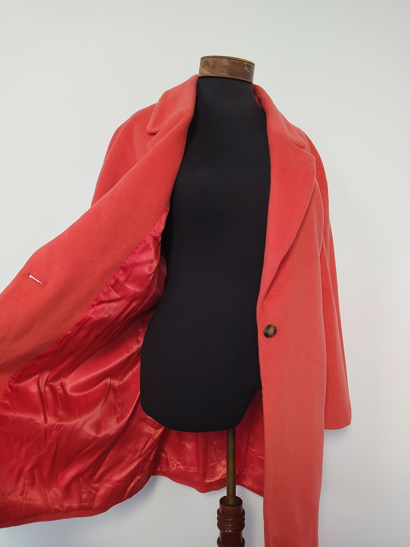 Abrigo mujer lana HOOBS LONDON Coral Talla XL/XXL - MM72 6