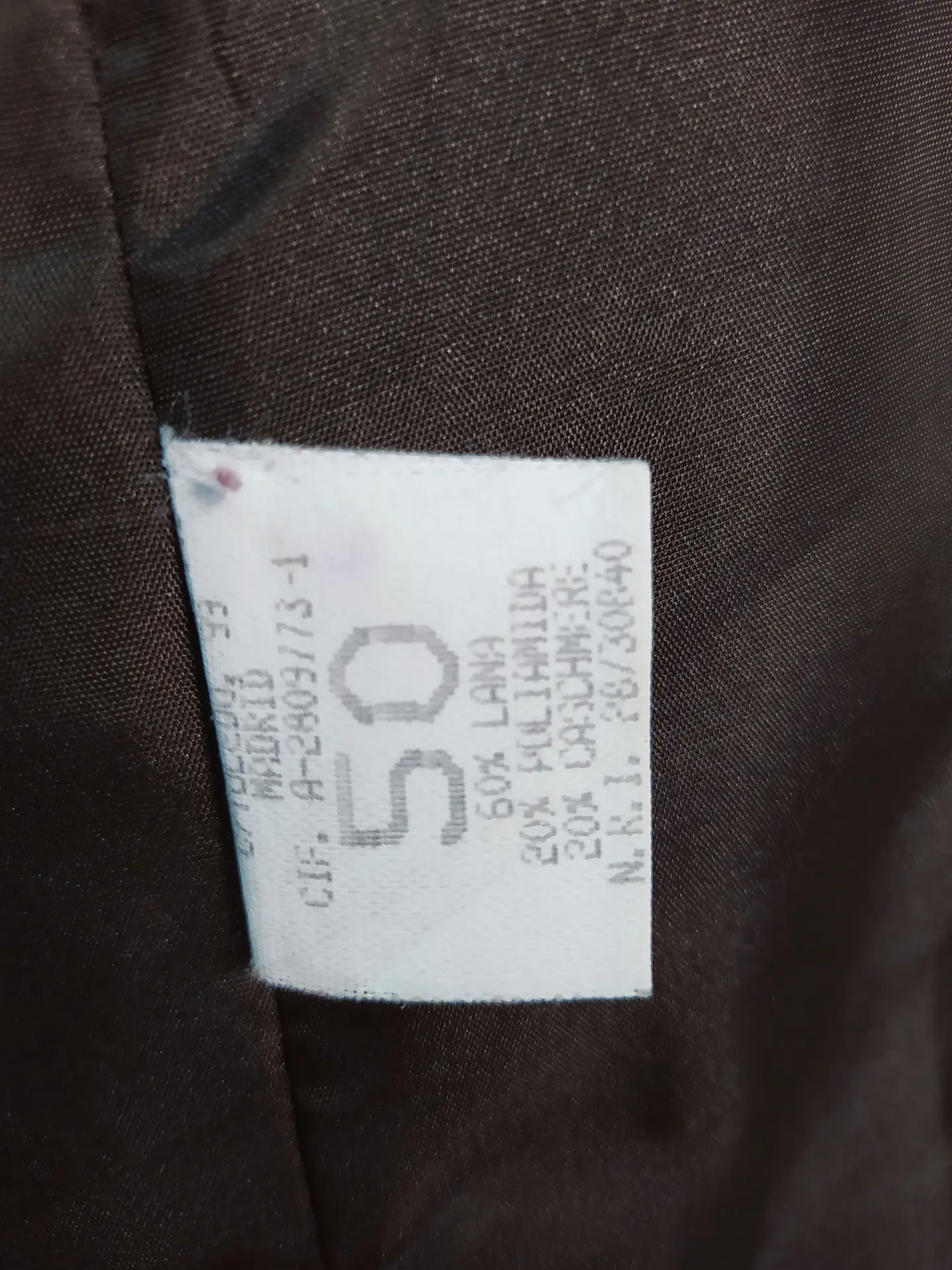 ABRIGO NUEVO LANA LARGO CONSIGSA MADRID CAFE MUJER TALLA LXL - MM96 2