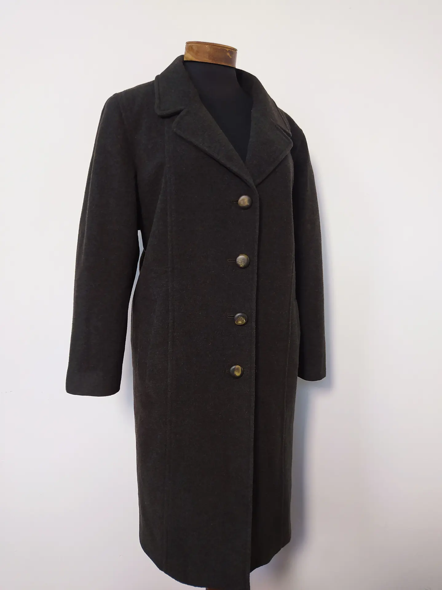 ABRIGO NUEVO LANA LARGO CONSIGSA MADRID CAFE MUJER TALLA LXL - MM96 6