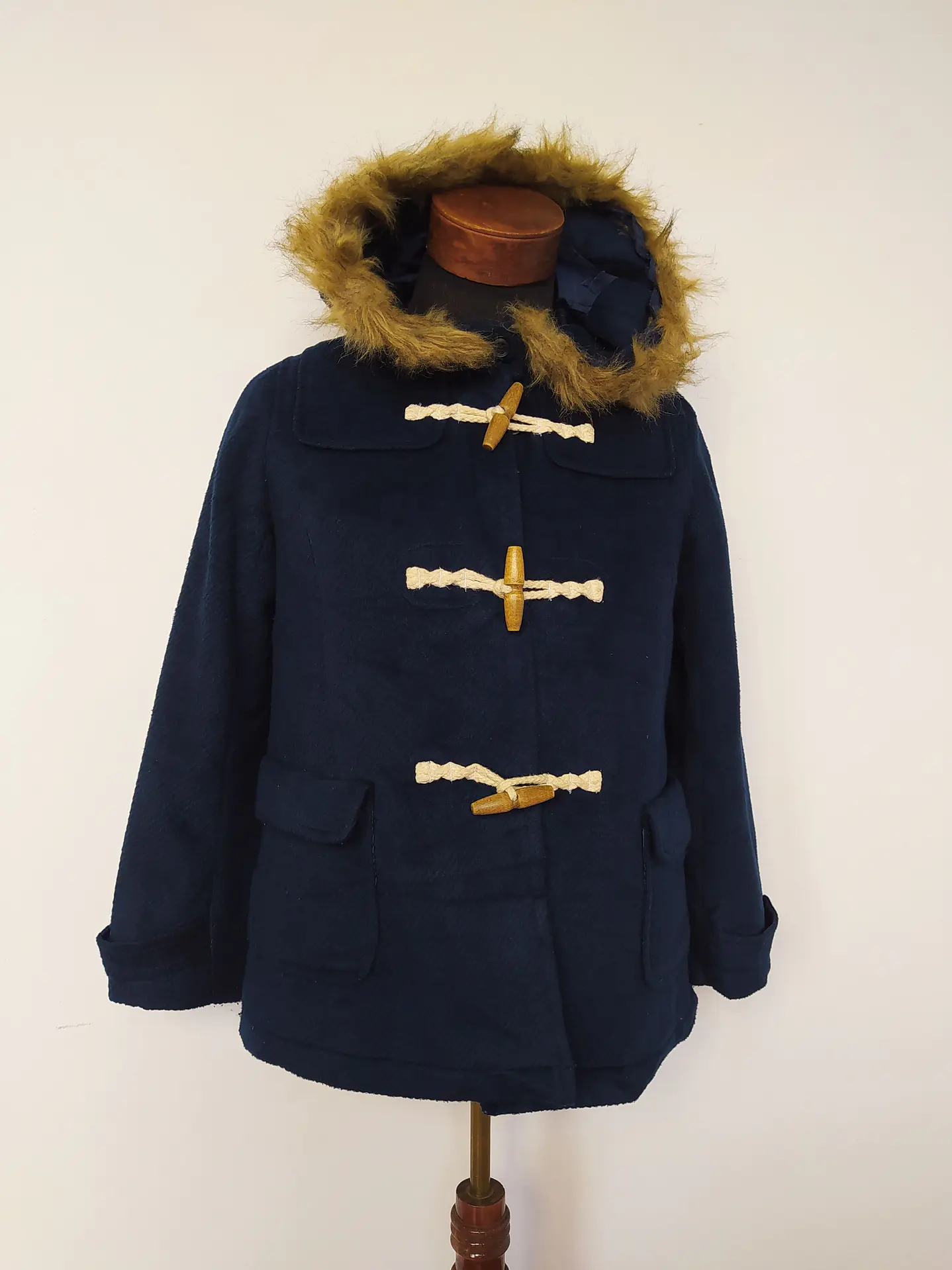 Abrigo Montgomery mujer Chocol Azul Talla SM  4
