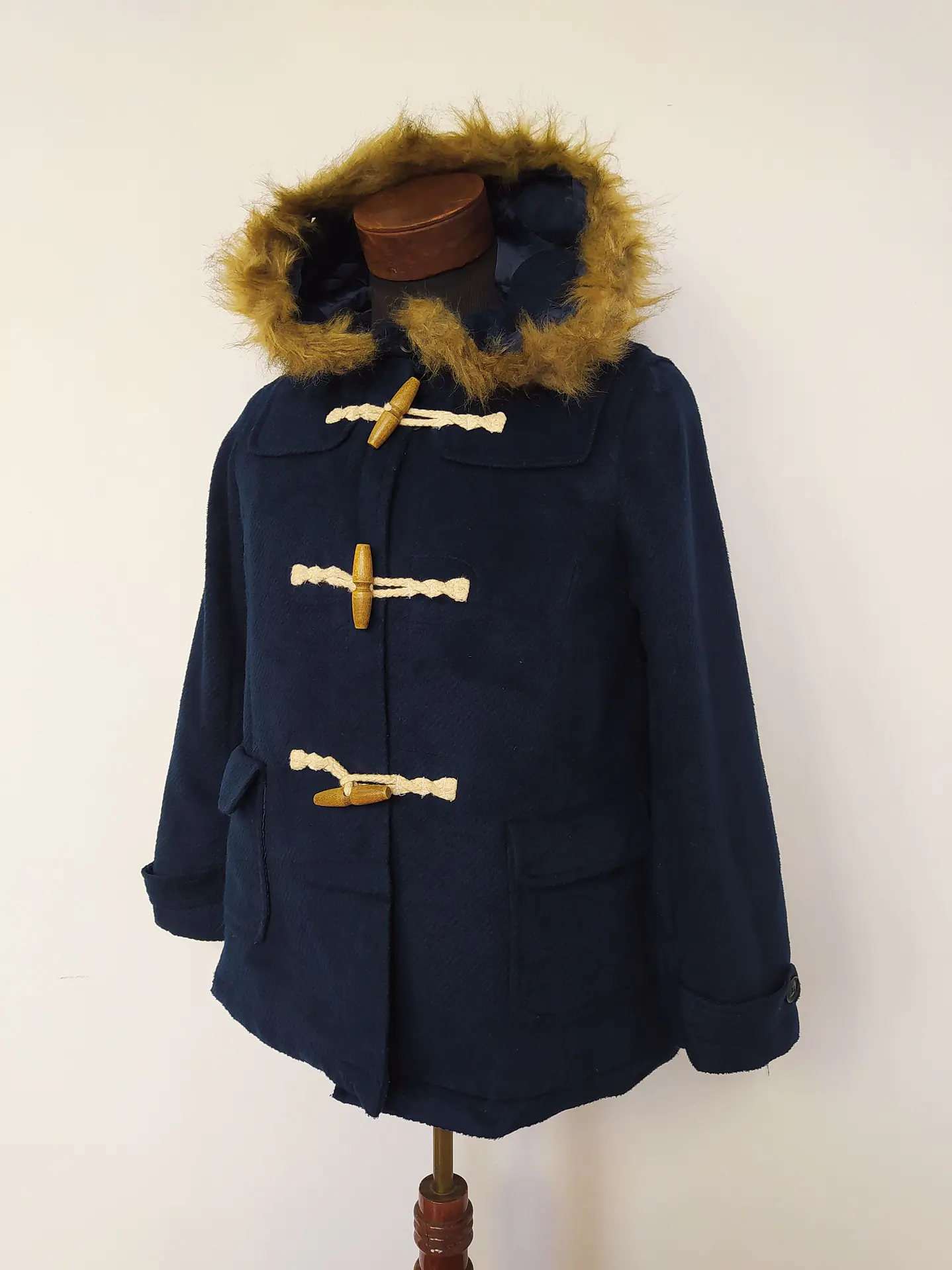 Abrigo Montgomery mujer Chocol Azul Talla SM  1