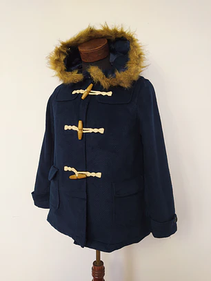 Abrigo Montgomery mujer Chocol Azul Talla SM 