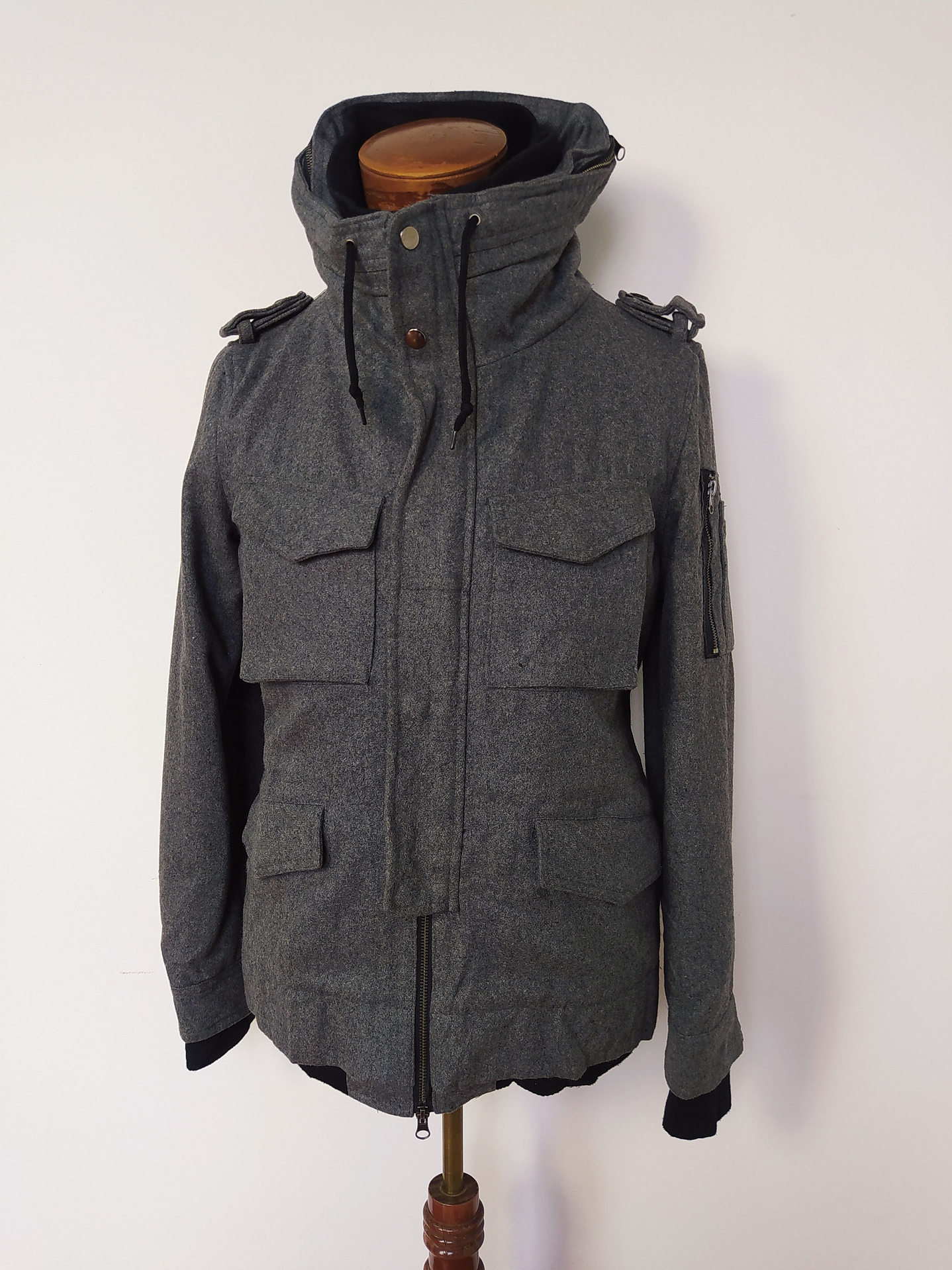 Chaqueta lana hombre Sugestion Plomo Talla S - Código C154 1