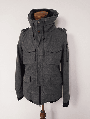 Chaqueta lana hombre Sugestion Plomo Talla S - Código C154