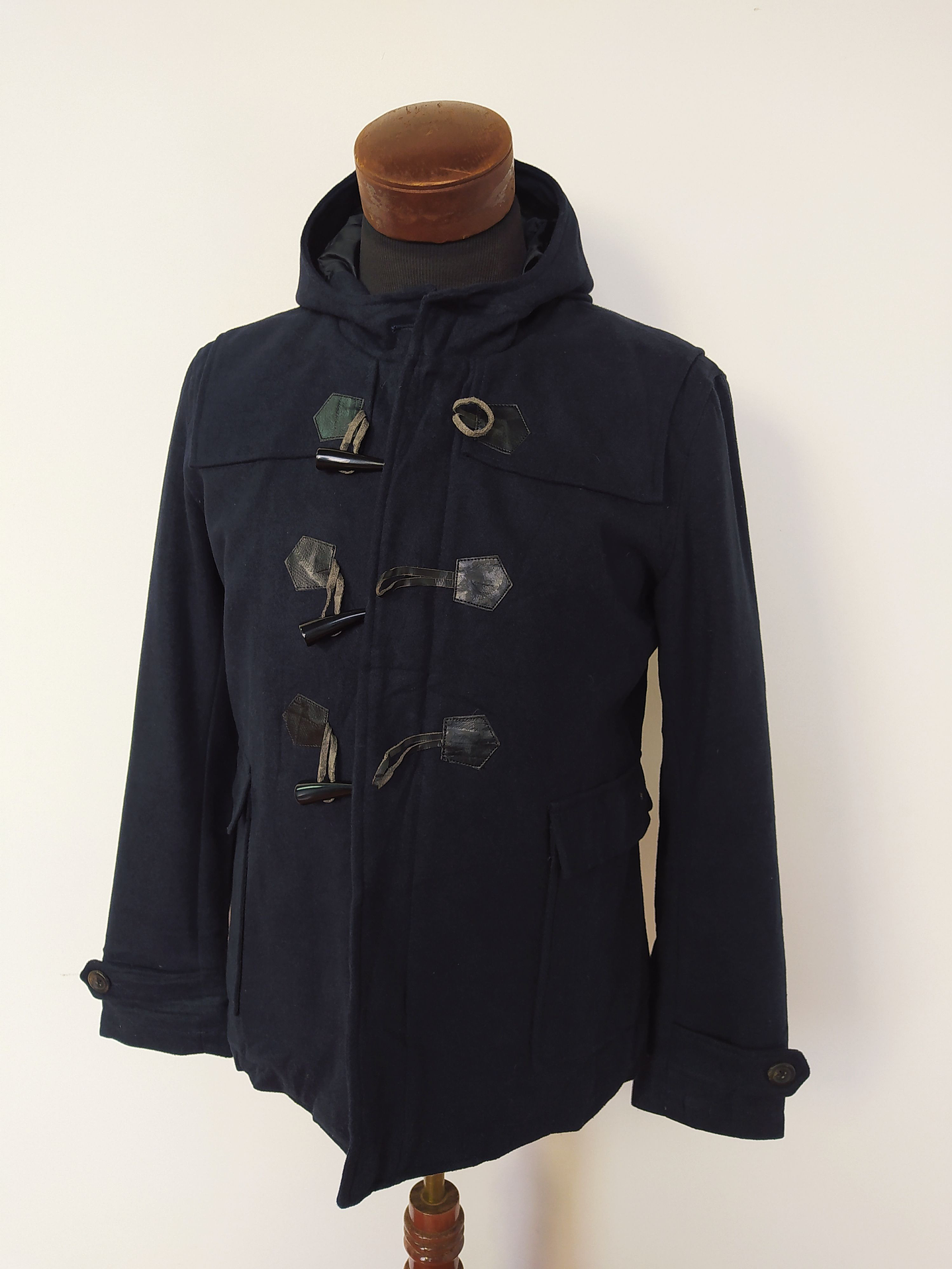 Abrigo Montgomery lana hombre Nylaus Azul Talla S - Código C149 4