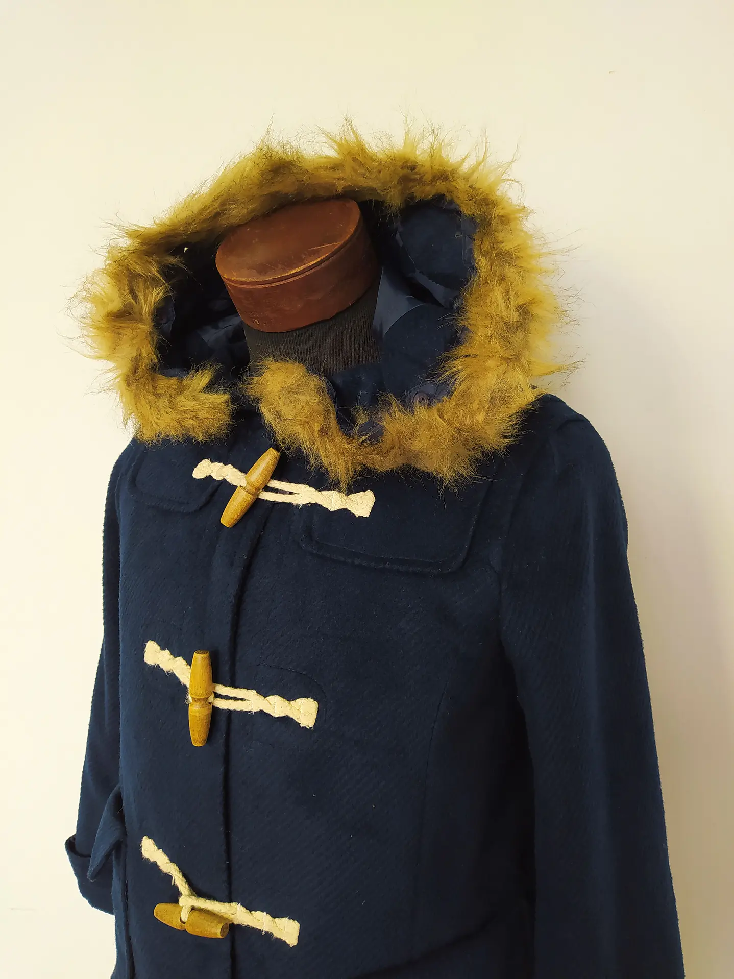Abrigo Montgomery mujer Chocol Azul Talla SM  5