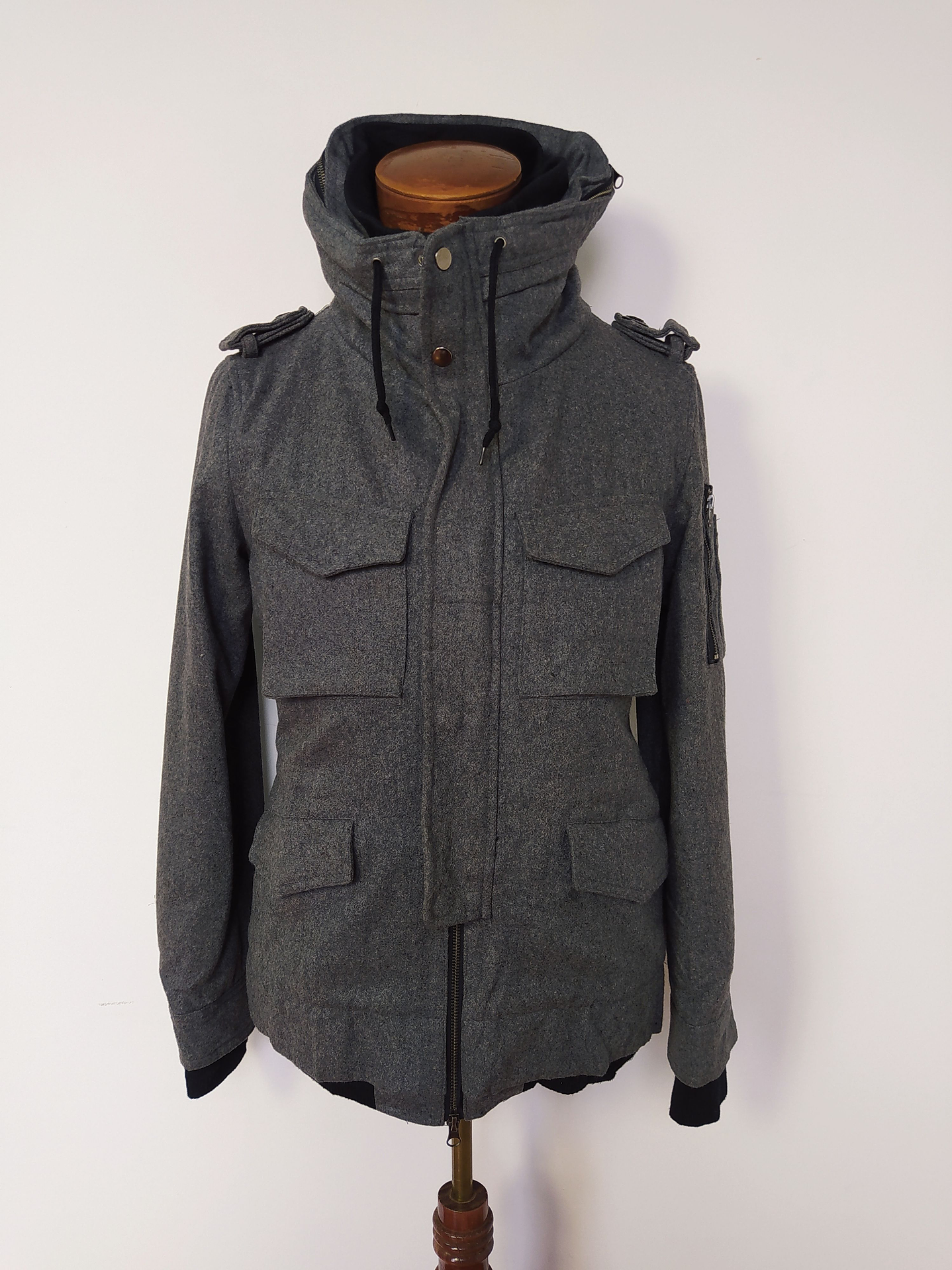 Chaqueta lana hombre Sugestion Plomo Talla S - Código C154 2