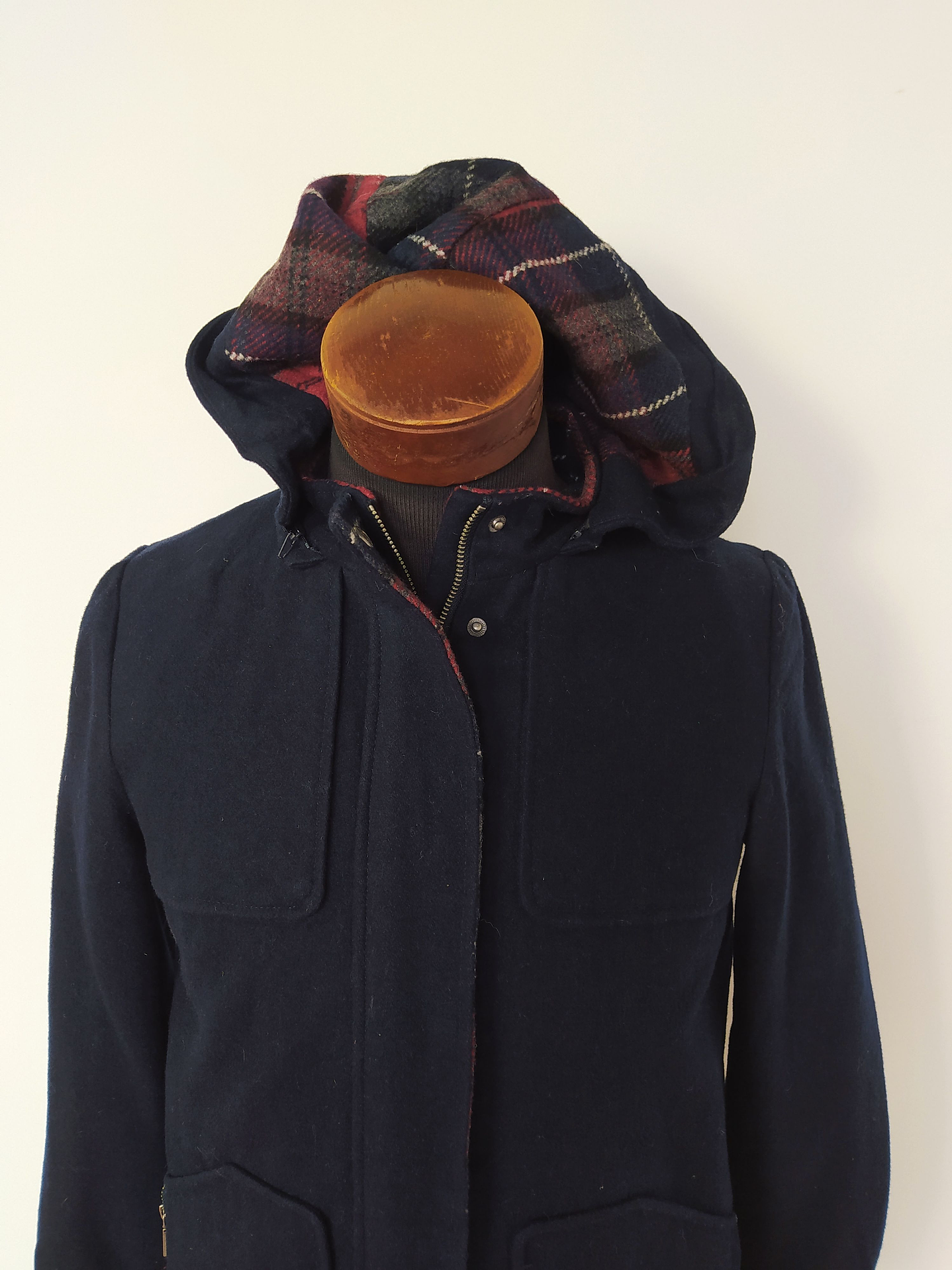 Abrigo Tommy Hilfigier lana hombre juvenil Azul Talla XXS  - Código C151 5