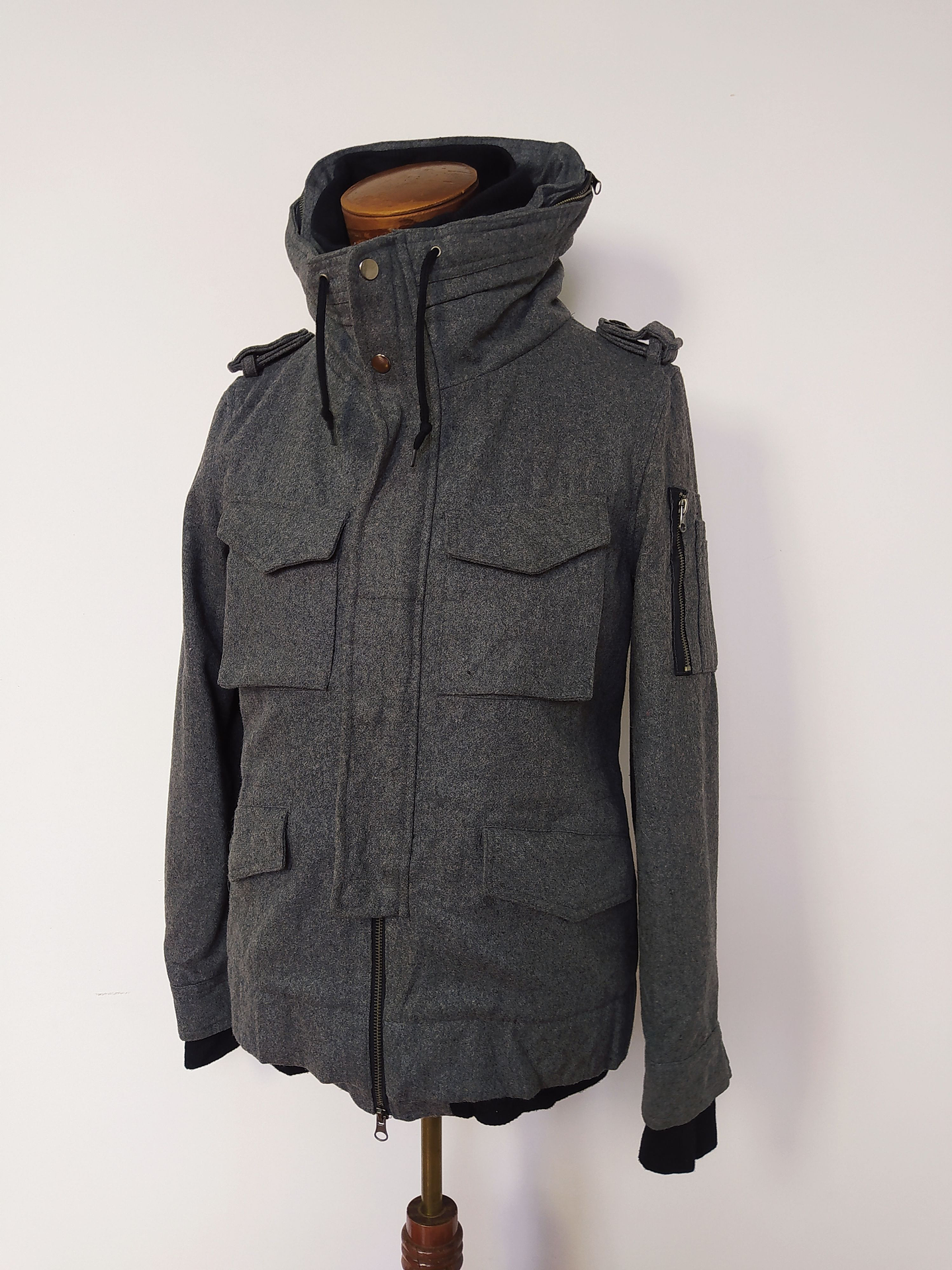 Chaqueta lana hombre Sugestion Plomo Talla S - Código C154 4