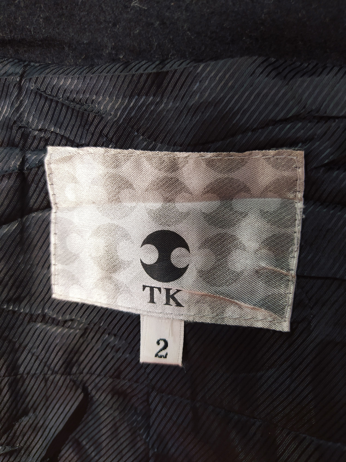 Chaqueta pura lana hombre TK Negro Talla XS - Código C146 7