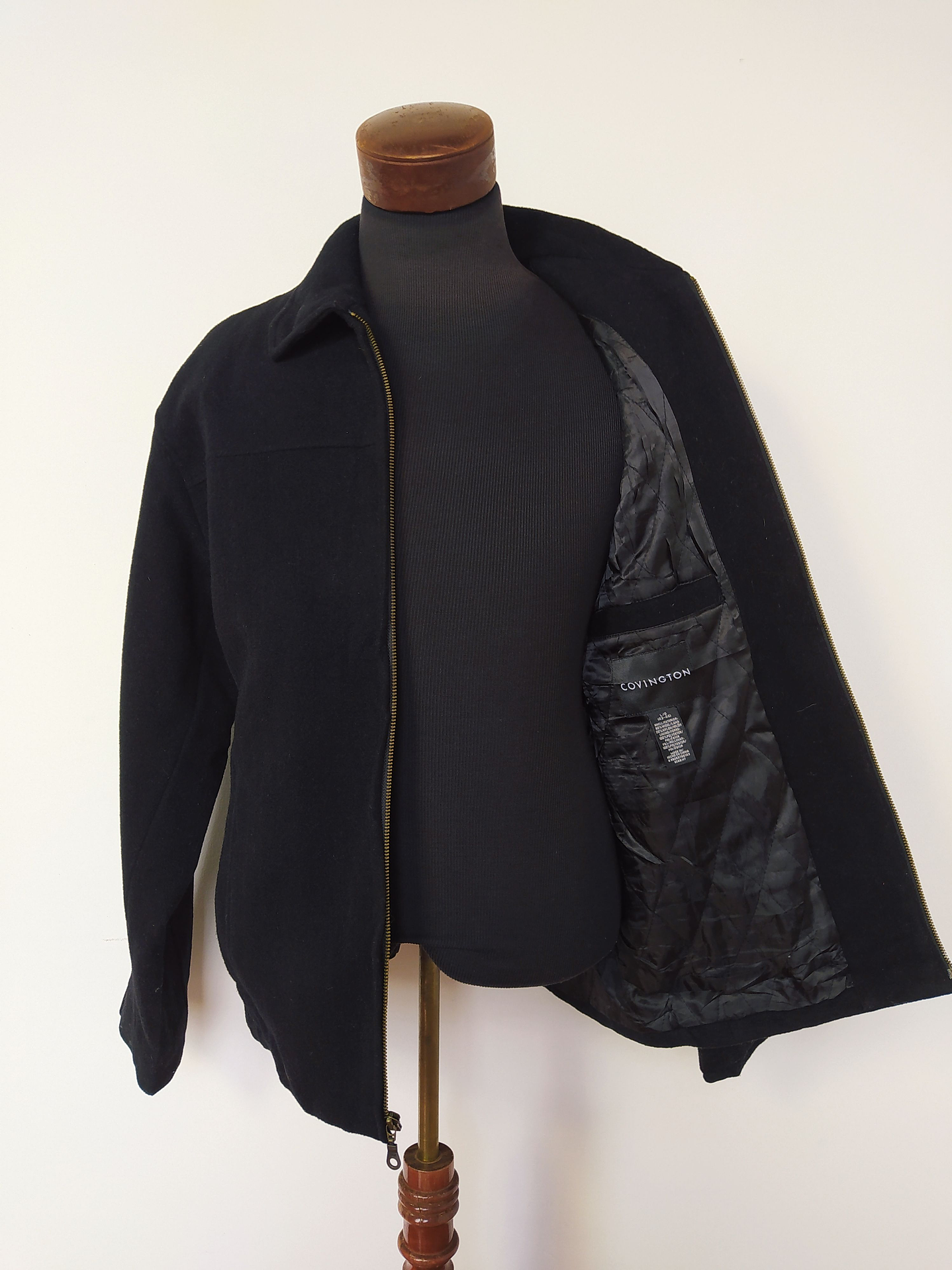 Chaqueta lana hombre Covington Negro Talla LXL - Código C150 6