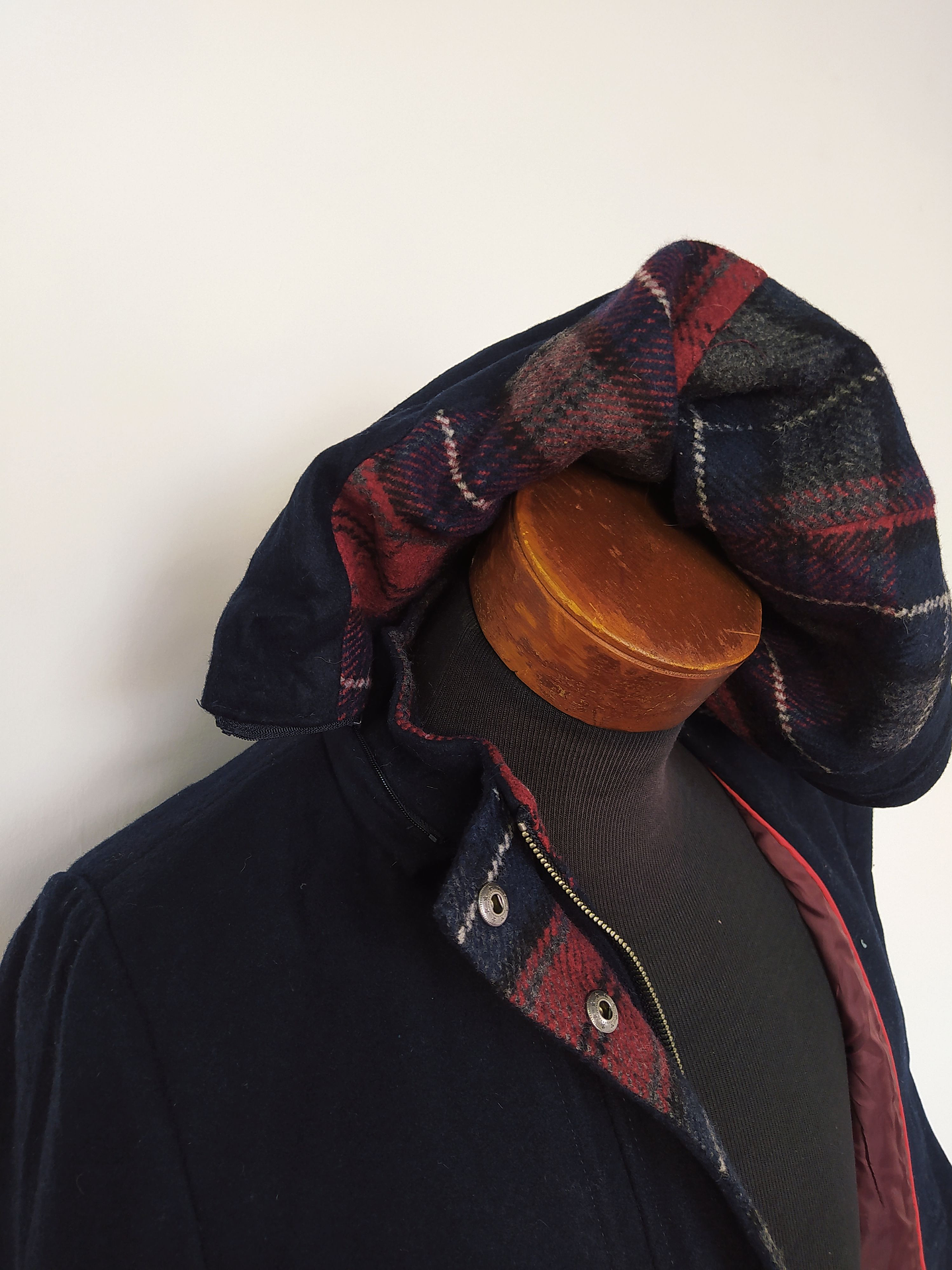 Abrigo Tommy Hilfigier lana hombre juvenil Azul Talla XXS  - Código C151 6