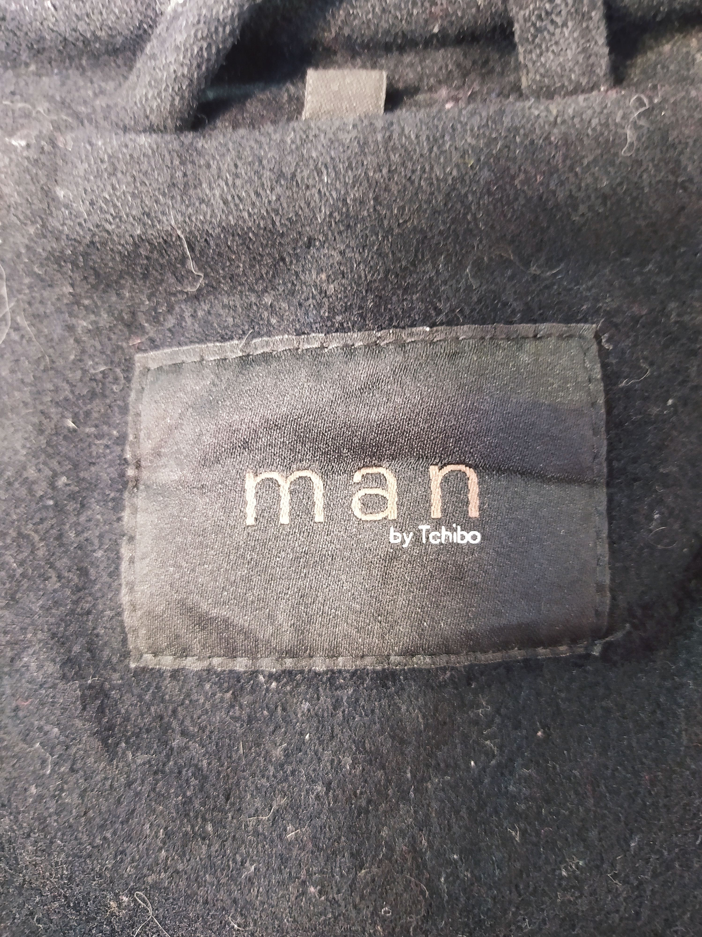 Abrigo lana hombre Negro Talla L - Código C180 6