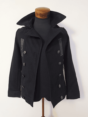 Abrigo Marinero lana hombre Fuga Negro Talla XXS - Código C175