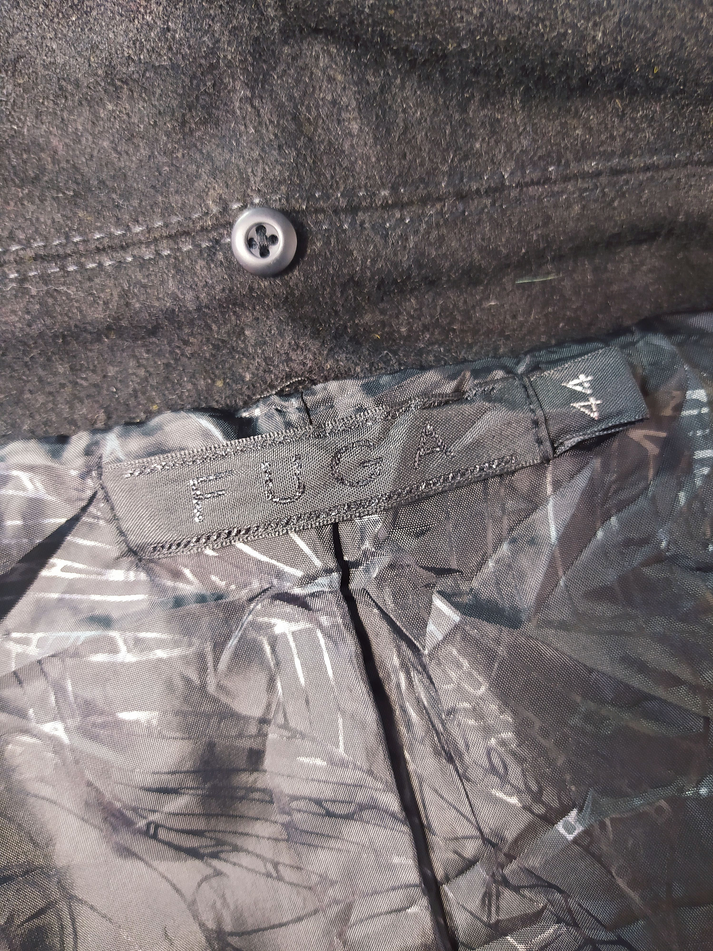 Abrigo Marinero lana hombre Fuga Negro Talla XXS - Código C175 6