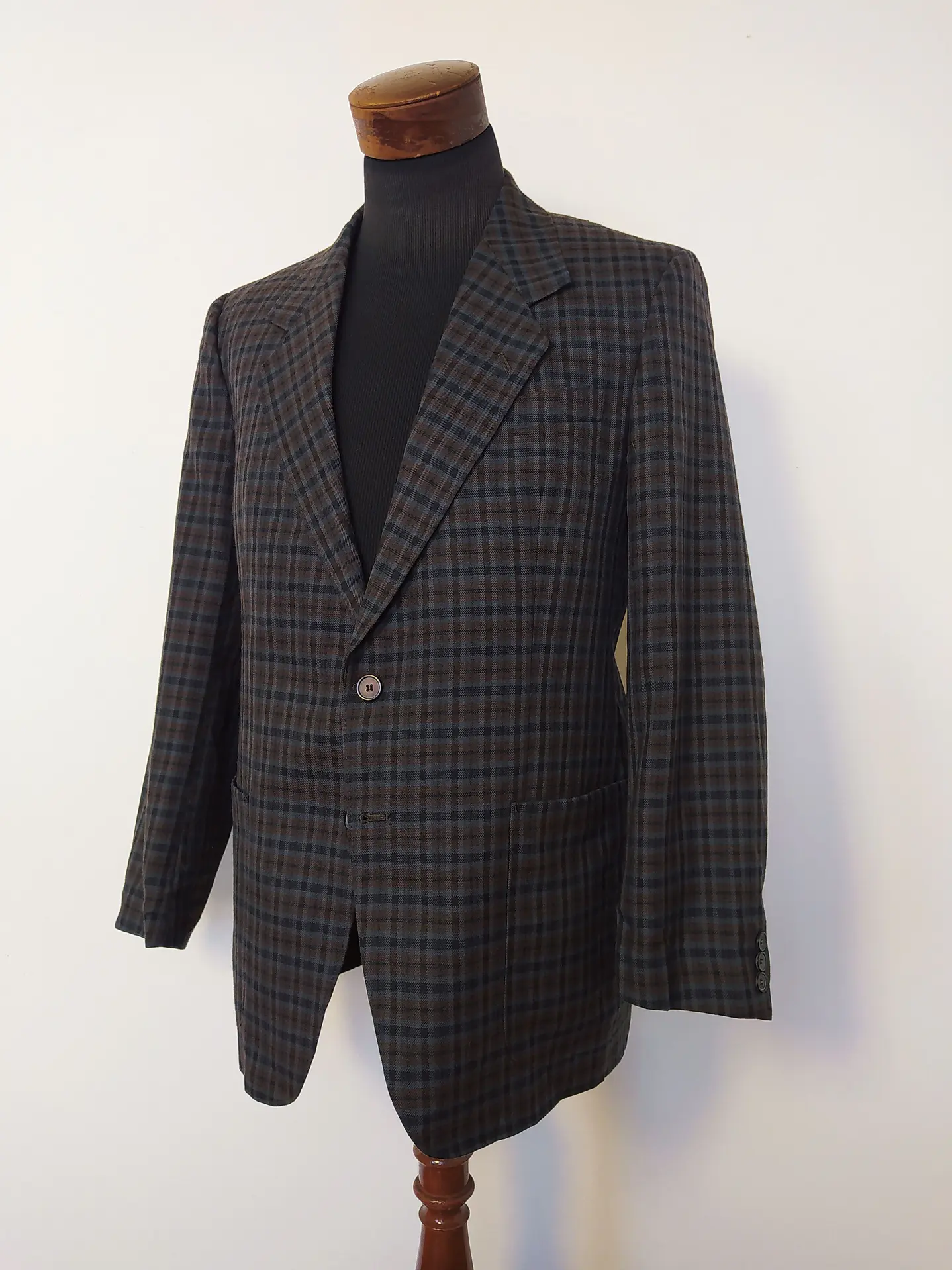 Blazer lana virgen hombre veston TALLA M - BH80 2