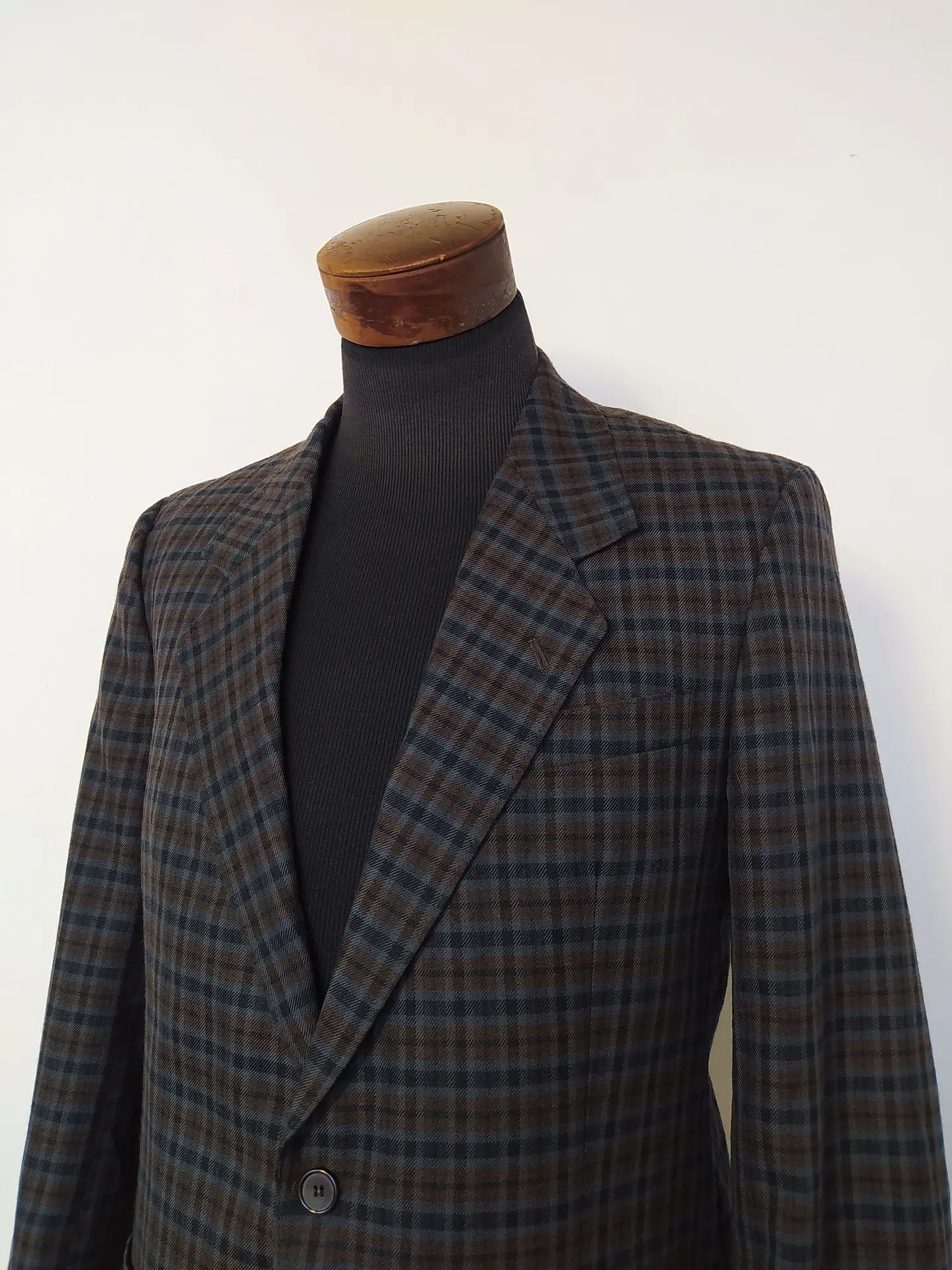 Blazer lana virgen hombre veston TALLA M - BH80 4