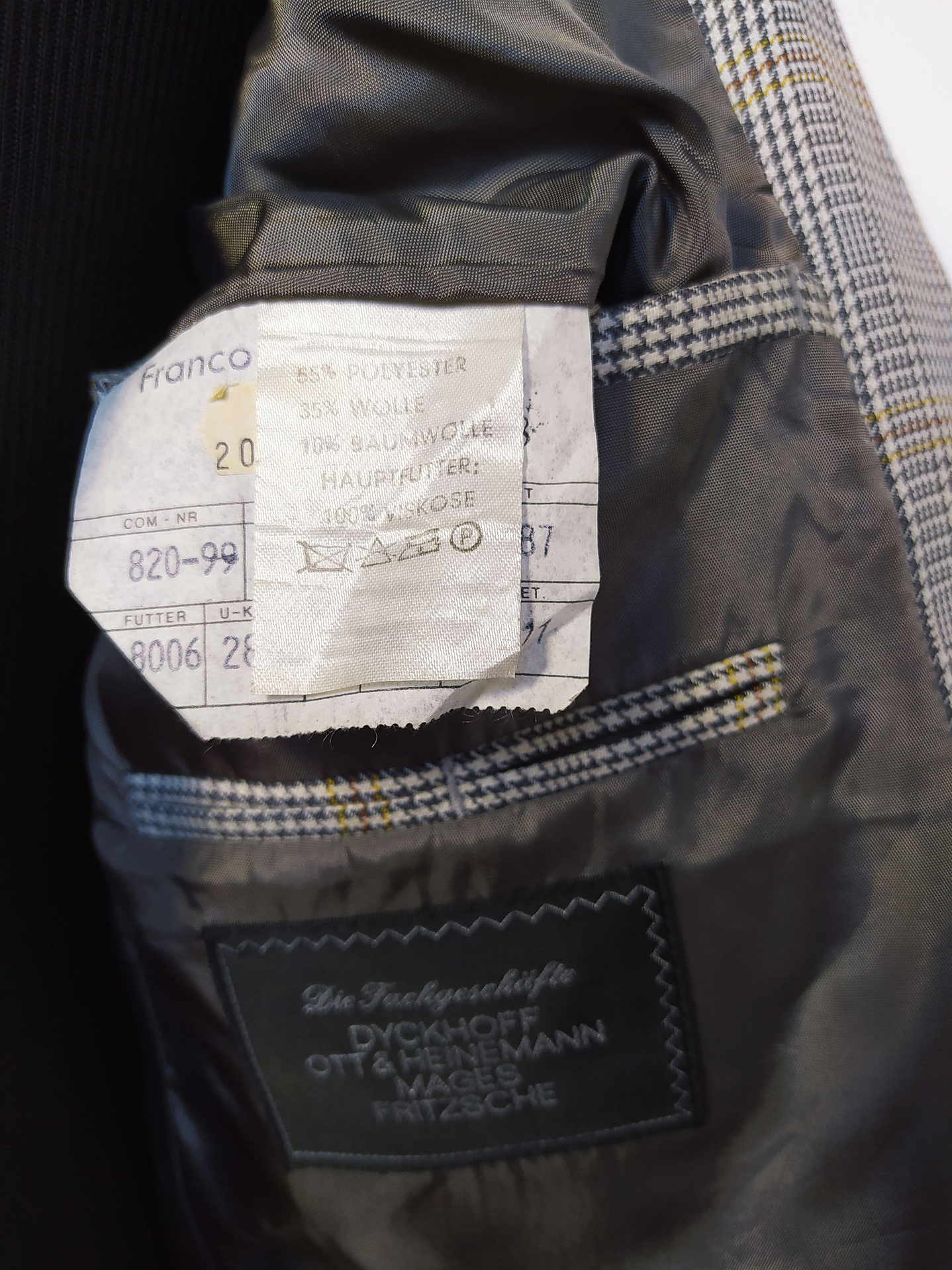 Chaqueta lana veston Studio Milano TALLA SM - BH84 6