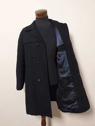 Abrigo hombre Lana grueso Negro S - Código C197