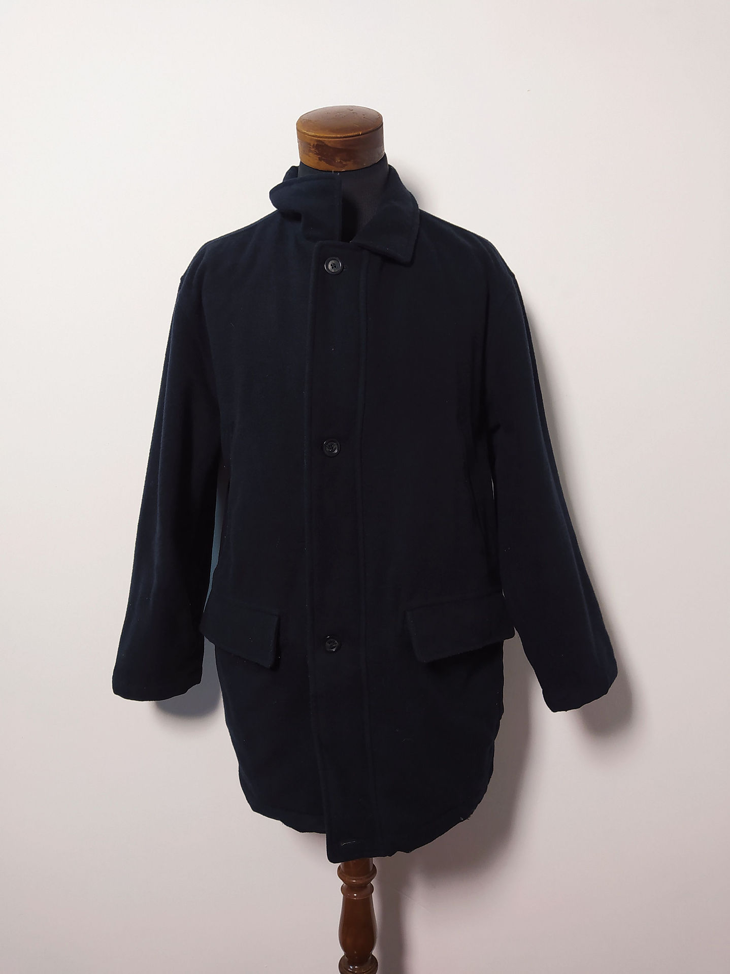 Abrigo lana hombre Chaqueton Fec Azul oscuro XL/XXL 1