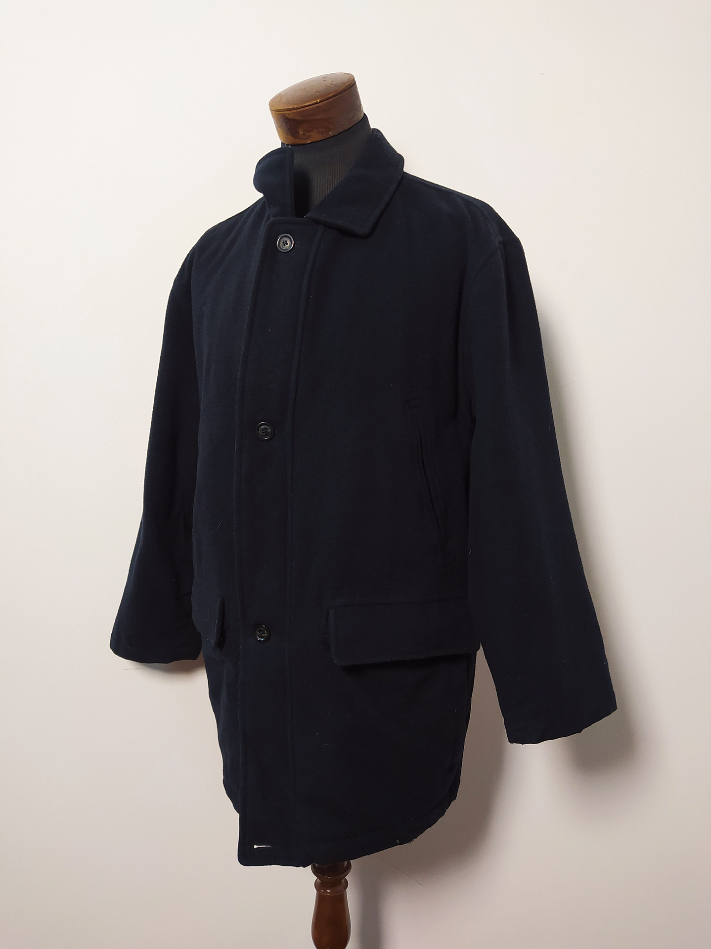 Abrigo lana hombre Chaqueton Fec Azul oscuro XL/XXL 2