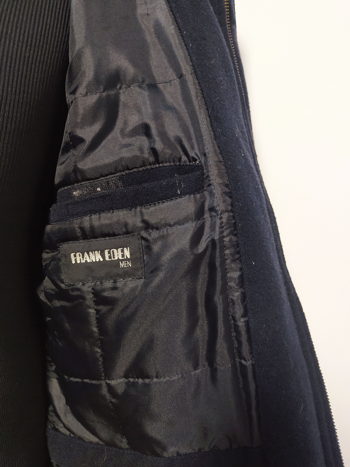 Abrigo lana hombre Chaqueton Fec Azul oscuro XL/XXL 6