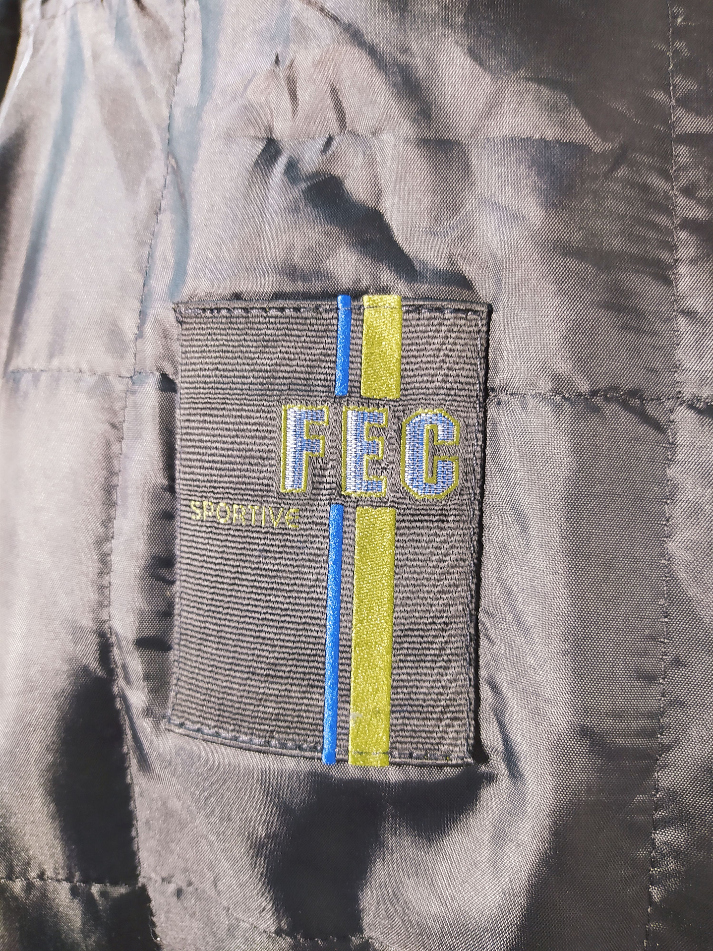 Abrigo lana hombre Chaqueton Fec Azul oscuro XL/XXL 5