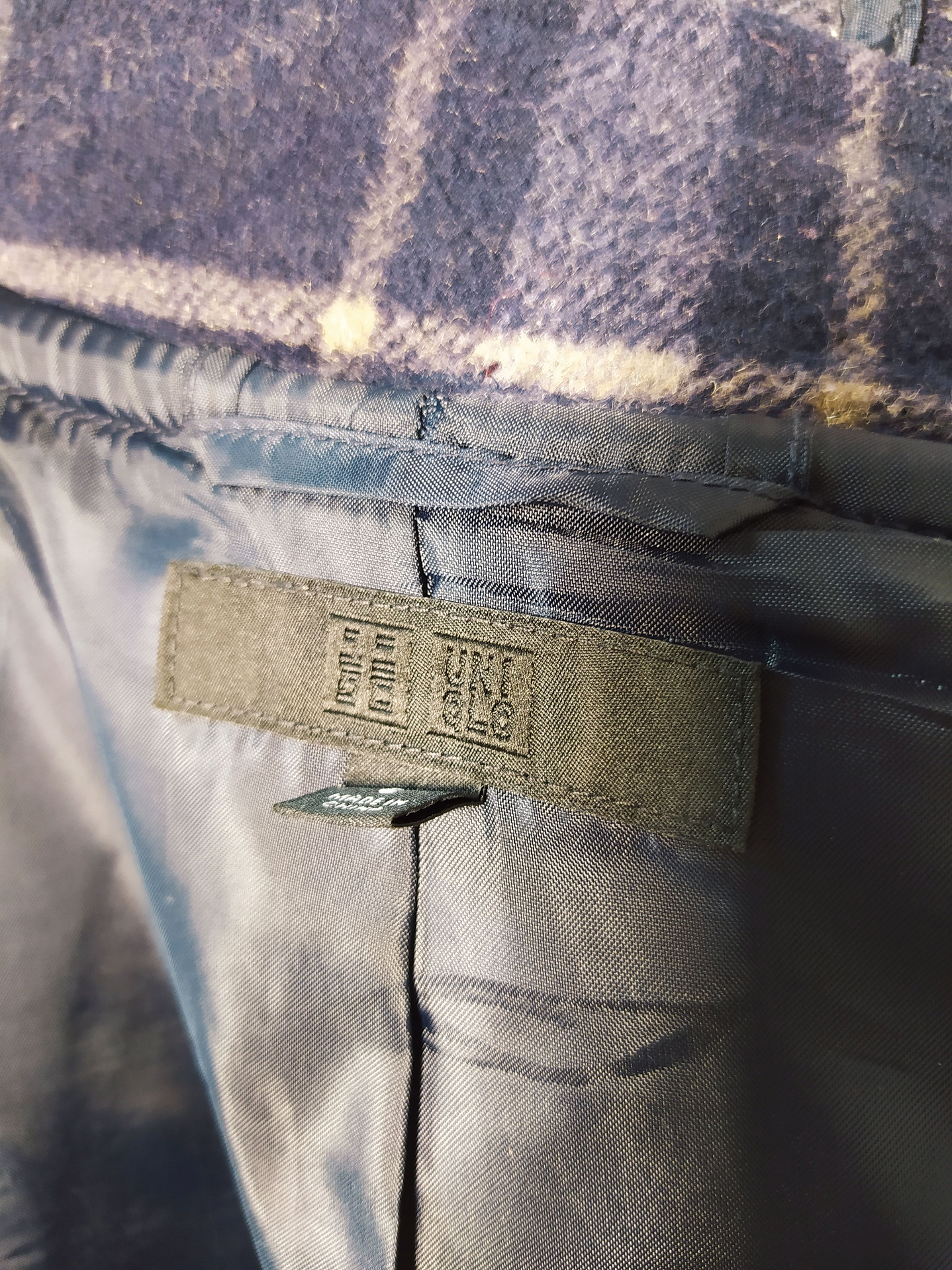 Abrigo Montgomery lana hombre Uniqlo Azul XXS - Código C208 5