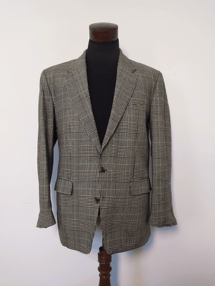 Blazer Benvenuto PURA LANA VIRGEN Principe de Gales Talla LXL - Código BH104