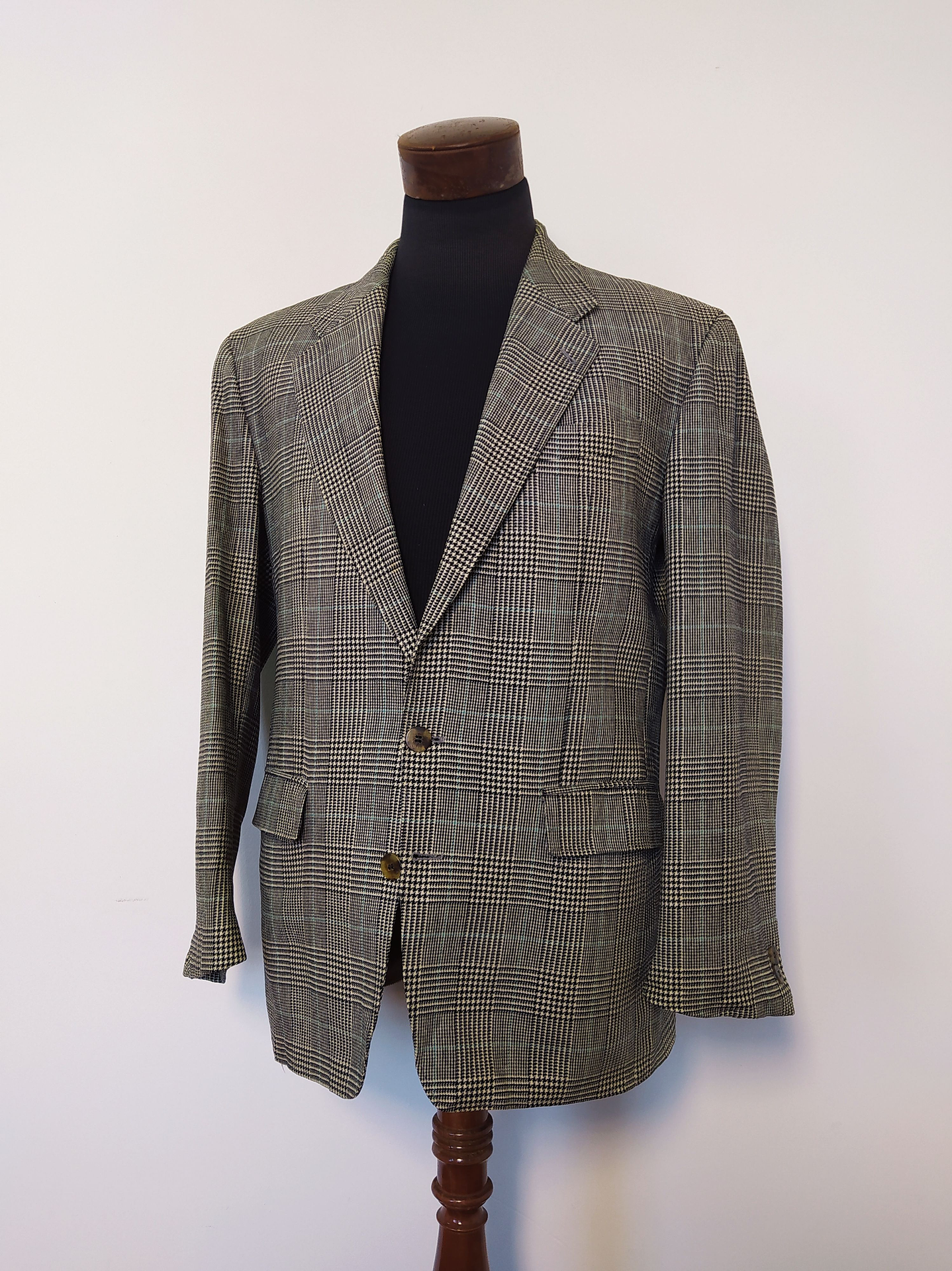 Blazer Benvenuto PURA LANA VIRGEN Principe de Gales Talla LXL - Código BH104 2