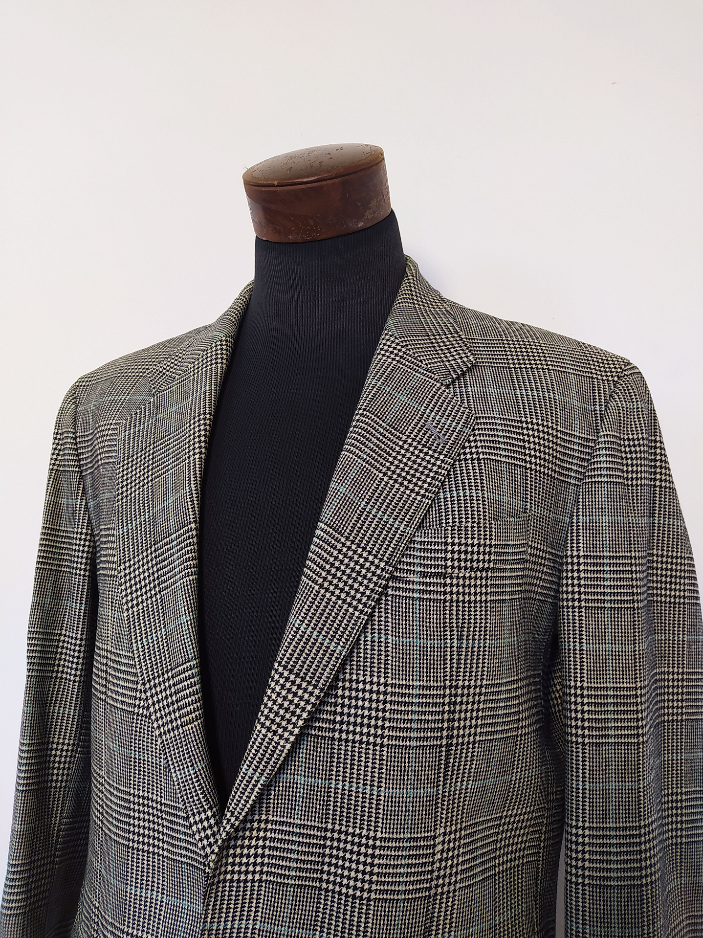 Blazer Benvenuto PURA LANA VIRGEN Principe de Gales Talla LXL - Código BH104 4