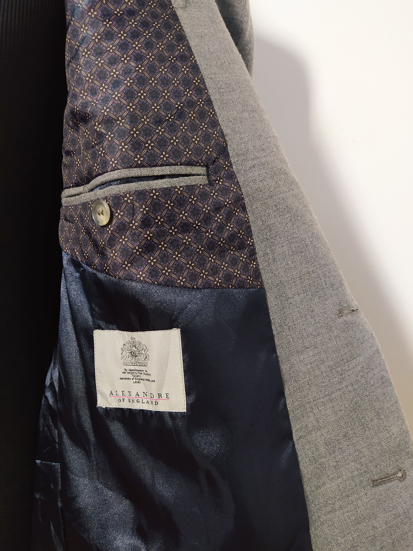 Chaqueta Alexandre Of England Gris Talla LXL - Código BH117 5