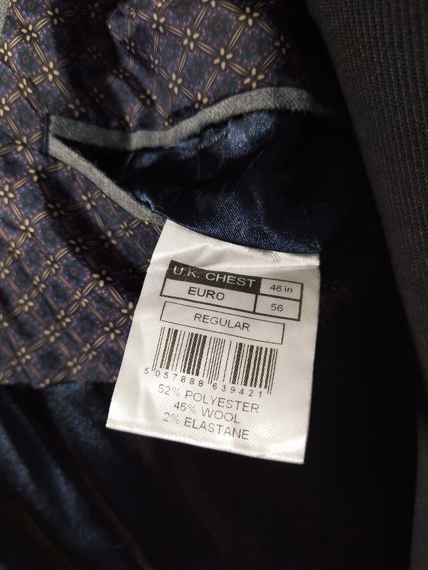 Chaqueta Alexandre Of England Gris Talla LXL - Código BH117 6