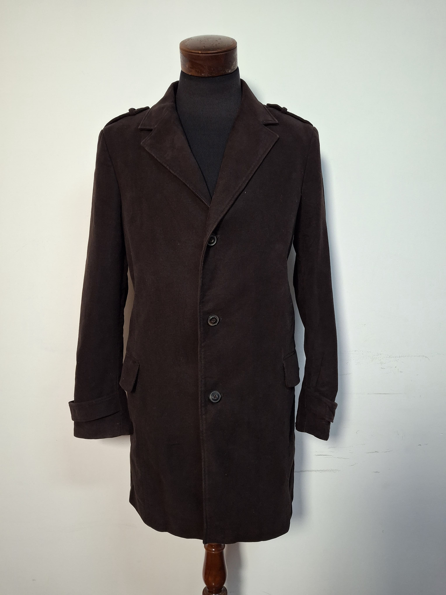 Abrigo hombre ZARA terciopelo TALLA ML Slim fit - C221 1