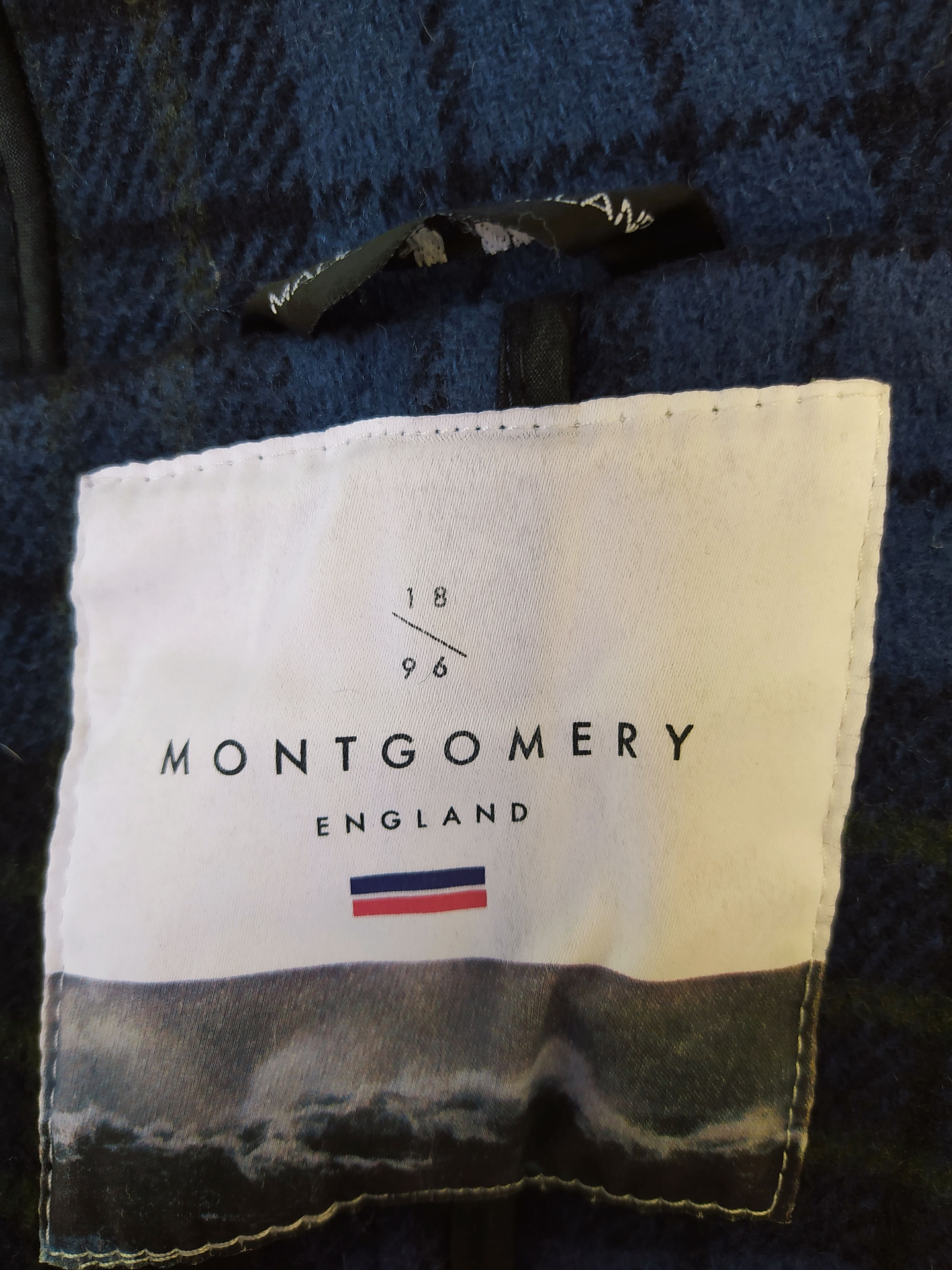 Abrigo hombre Original Montgomery England lana virgen Grueso lujo TALLA XS/S - C251 6