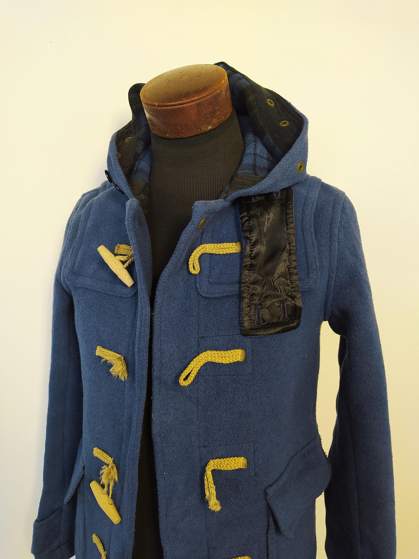 Abrigo hombre Original Montgomery England lana virgen Grueso lujo TALLA XS/S - C251 4