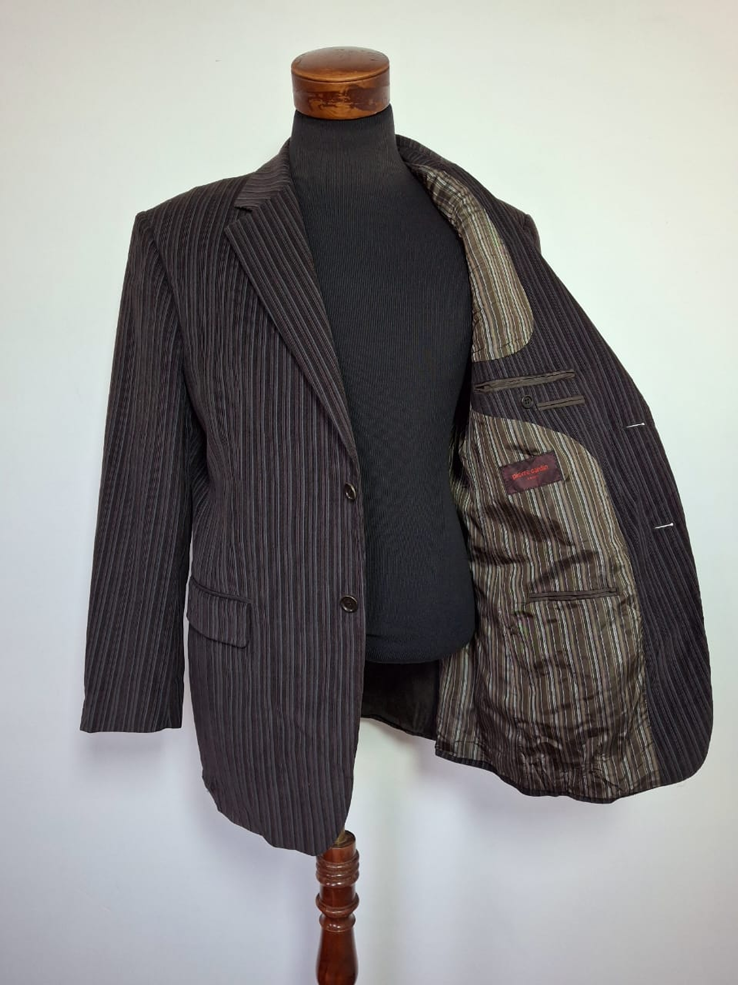 Blazer Pierre Cardin Vestón terciopelo TALLA LXL  3