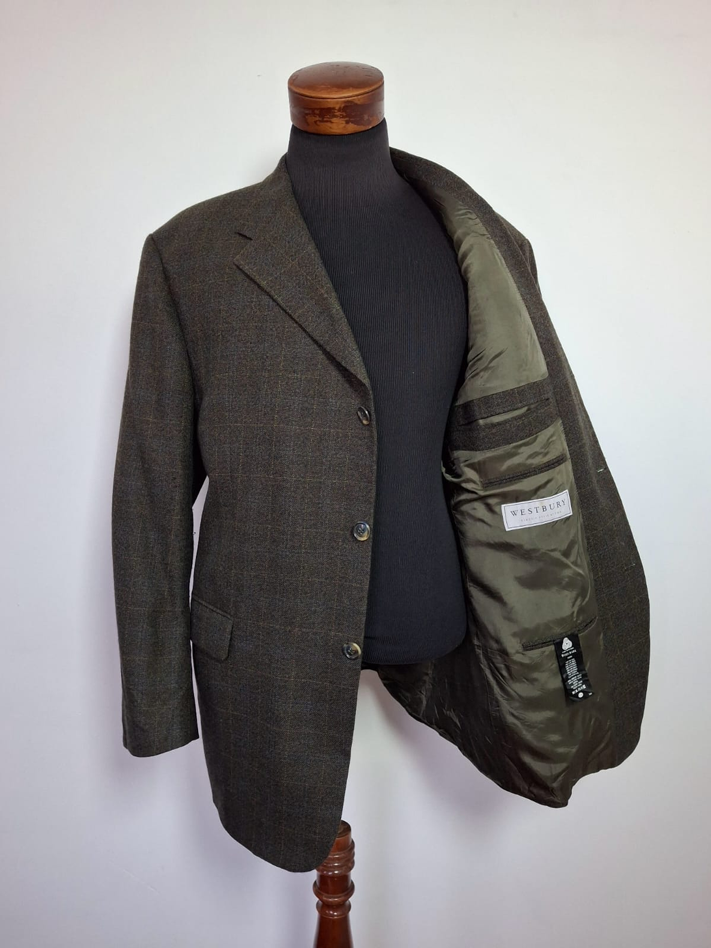 Blazer Westbury 100% Lana Virgen REDA TALLA XL 2