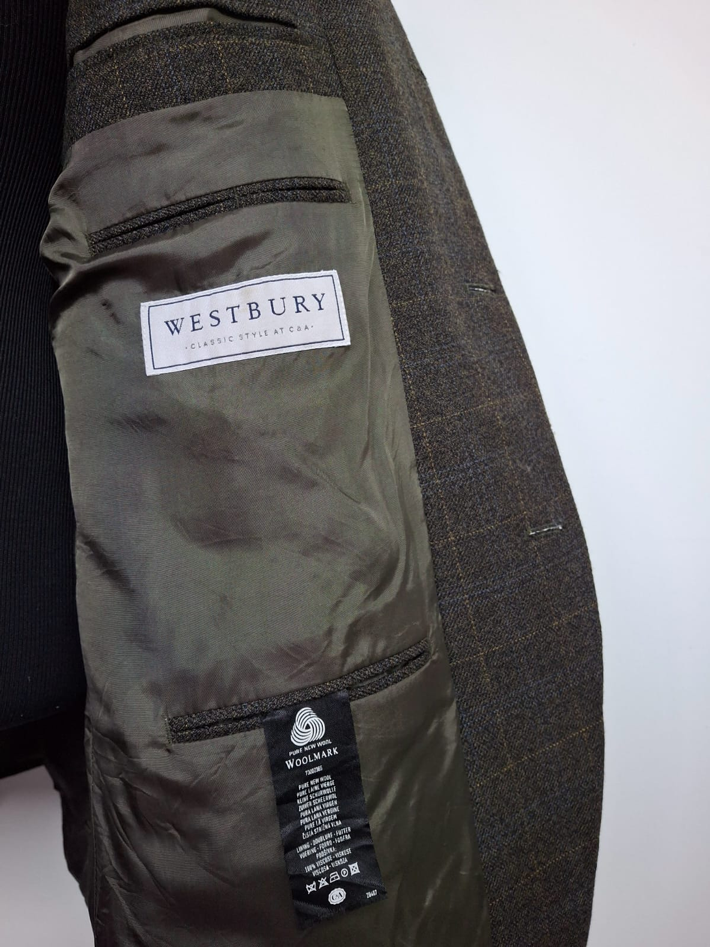 Blazer Westbury 100% Lana Virgen REDA TALLA XL 5